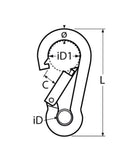 Spring Hook Carbine with Eyelet